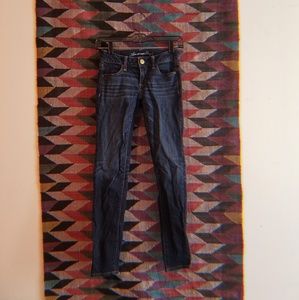 AE Dark Wash Super Stretch Low Rise Jean